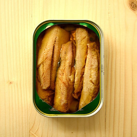 Boneless sardines in extra virgin olive oil