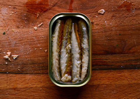 Mackerel fillets in olive oil